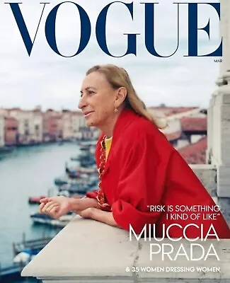 Miuccia Prada - Vogue Magazine - March 2024 - BRAND NEW • $6.50