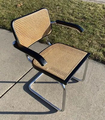 Vintage Used UNMARKED Cesca Chair Knoll Original Unstamped READ DESCRIPTION • $200