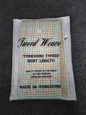 Vintage 60's/70's Yorkshire Tweed Skirt Length Material • £20