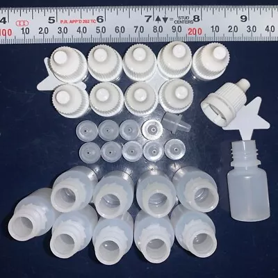 10pcs 5ml Empty Plastic Squeeze Dropper Bottles Oils Lubes Liquid Dropper  LDPE • $18