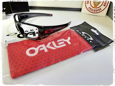 Oakley Fuel Cell • Ink OO9096 W Red Icons & Grips™ Microbag + Decal (No Lenses) • $72.54