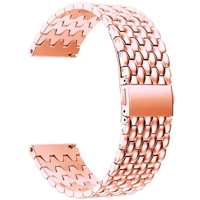 $74.02 • Buy StrapsCo Stainless Steel Beaded Watch Band Strap For Fitbit Blaze