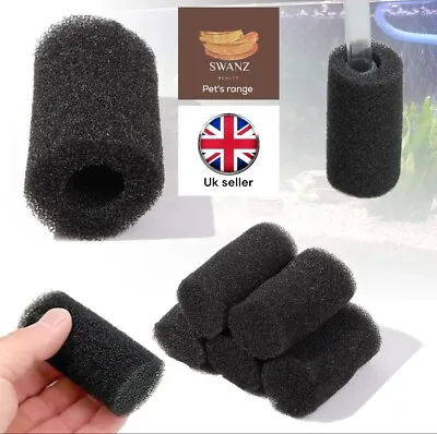 Biochemical Pre-filter Foam Sponge Intake Canister Aquarium Tank Filter Outlet • £4.50