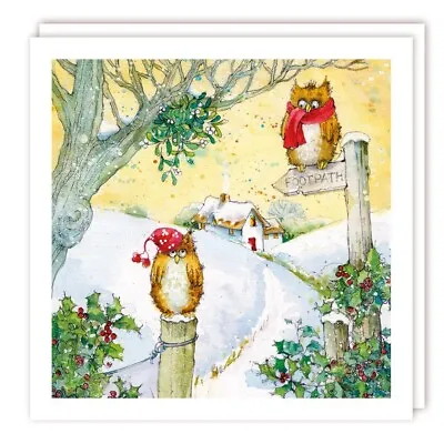 Charity Christmas Cards 5 Pack Signpost Owls – Rainbow Trust Xmas Cards • £5.49