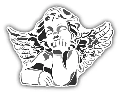 Retro Vintage Angel Car Bumper Sticker Decal • $2.75