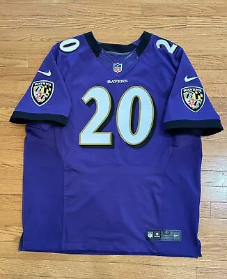 2013 Baltimore Ravens Ed Reed Nike Elite Purple Jersey Size 52 • $300