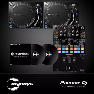 Pioneer TURNTABLI7M Pack W/ PLX1000 Turntables DJMS7 Mixer & Rekordbox Timecode • $5046