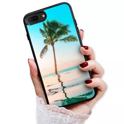 ( For IPod Touch 7 6 5 ) Back Case Cover H23277 Beach Palm • $9.99