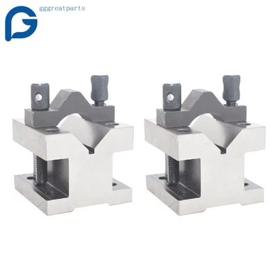 $50.49 • Buy 1 Set Multi-use Gauge Gage Machinist Tool 2-3/8 X 2-3/8 X 2 Inch V Block & Clamp