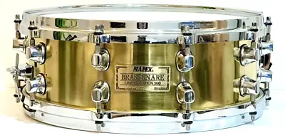 MAPEX Brass Snare Drum Limited Edition 500 Model 14 X5.5  • $299.99