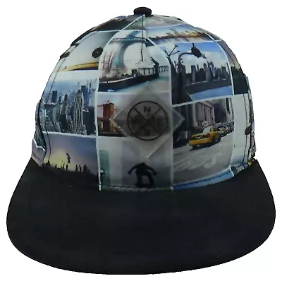 H&M Skater Youth Hat Cap Size 8-12 Adjustable All Over Print • $8.99