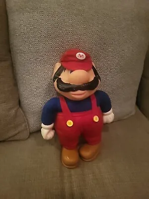 Vintage 1989 Mario Plush Vinyl Head Rare • $90.99