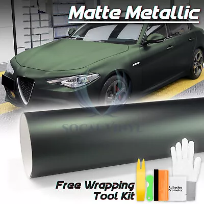 Ultra Matte Metallic Car Auto Sticker Decal Vinyl Wrap Sheet Film Air Release • $11