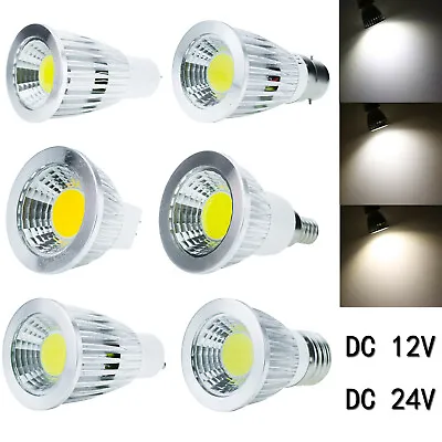 E27 E14 E12 GU10 GU5.3 MR16 Dimmable LED Spotlight 6W 9W 12W Bulb Lamp 12V 24V S • $4.43