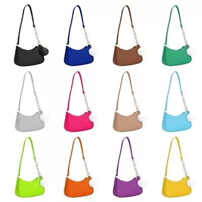 Vintage Shoulder Bag Small Handbag Underarm Bags With For Women Girls • $19.03