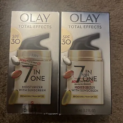 Olay Total Effects 7 In One Moisturizer SPF 30 (1.7 Fl OZ 50 ML) 2 PACK • $24