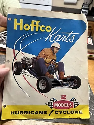 Vintage Go Kart Hoffco Hurricane/cyclone Brochure Solid Brass Belt Buckle • $49.99