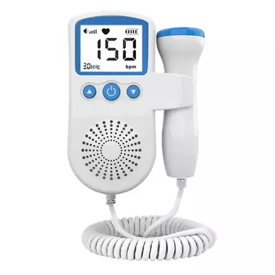 Ultrasound Baby Heart Rate Detector Pregnant Ultrasonic Baby Heartbeat Monitor F • £15.25