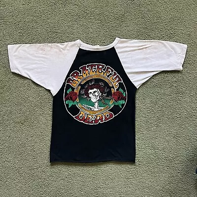 Vintage 1970s Grateful Dead Concert T-Shirt 70s Jerry Garcia Bob Weir Small • $150