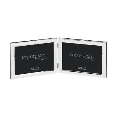 £19.95 • Buy Impressions Silver Plated Double 5  X 7  Landscape Photo Frame.