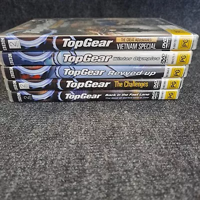 Top Gear Dvds Assorted Bundle Challenges Revved Up Winter Olympics BBC R4 • $18.99