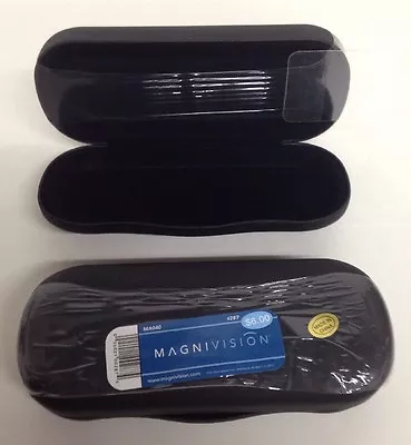 Lot Of 2 Magnivision #287 Black Eyeglasses / Sunglasses Protective Hard Case NEW • $9.99