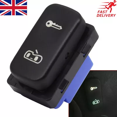 Central Door Locking Switch Control Button For Skoda Octavia Mk2 Yeti 1Z0962125A • £7.39