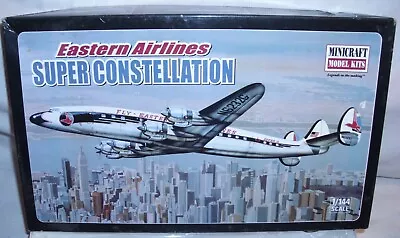 Minicraft Eastern Airlines Super Constellation Model Kit Boxed 1:144 14491 • $34.99