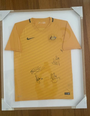 $150 • Buy Signed Socceroos Jersey (framed)