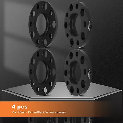 4pcs 15mm Hubcentric Wheel Spacers 5x120 Fits BMW 1 3 SERIES E30 M3 128i 135i M1 • $47.99