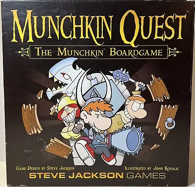 Munchkin Quest The Munchkin Board Game 1st Edition COMPLETE • $34.39