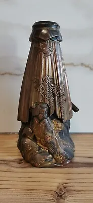 Japanese Bronze Vase Meiji  Samurai Geisha • £321.27