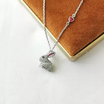 Kate Spade Silver Multi Starring Bunny Pendant Necklace • $14.99