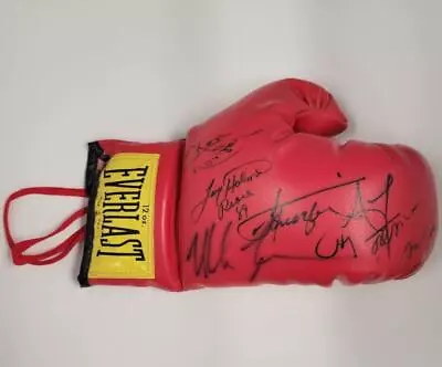 Muhammad Ali  Cassius Clay  Tyson Frazier Foreman + 2 Signed Boxing Glove ~BAS • $5399.99