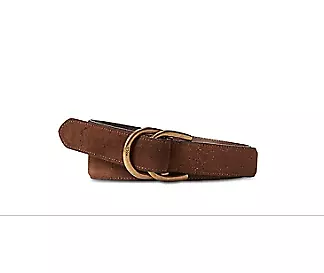 Polo Ralph Lauren Mens Brown Suede D-Ring Belt Brown Small • $56.35