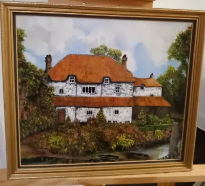 Original Painting Oil On Board Signed Framed • £35