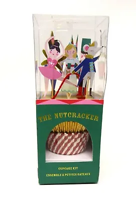 Meri Meri The Nutcracker Cupcake Kit 24 Liners & 12 Toppers Christmas  • $18