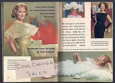 1962 Tv Fashion Article~nancy Malone~ceil Chapman~joseph Magnum~maurice Rentner • $8.75