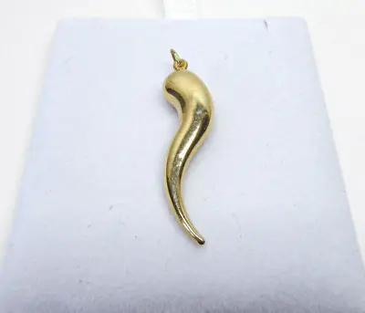 £52 • Buy 9ct Gold Charm Horn Of Plenty Dangle Pendant Yellow Gold With Gift Box
