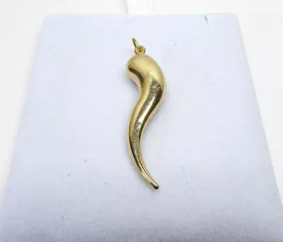 £52 • Buy 9ct Gold Charm Horn Of Plenty Dangle Pendant Yellow Gold With Gift Box