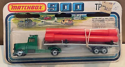 Dte Lesney Matchbox Twin Pack 900 Tp-25 Green Pipe Truck W/red Pipes Niop • $34.95