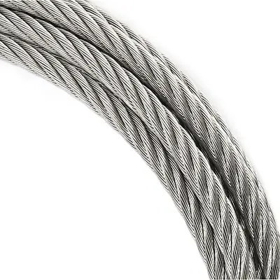 Wire Rope Steel Cable Premium Quality Galvanised Zinc Metal Wire Rope Cable • £1.79