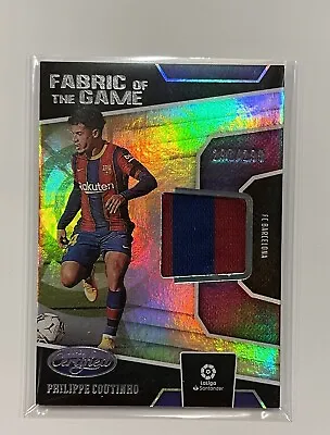 2020-21 Panini Chronicles Certified Philippe Coutinho Match-Worn Jersey #297/299 • $20.39