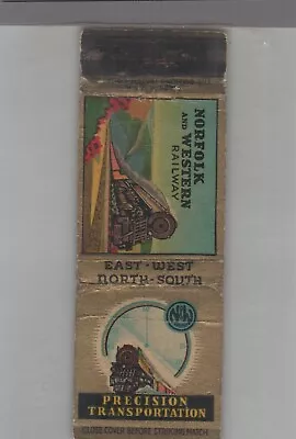 Matchbook Cover Railroad Norfolk & Western Railway • $5.95