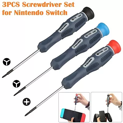 3PCS Triwing Screwdriver Repair Tool Set Y0 Y00 PH00 For Nintendo Switch Joy-Con • $10.48