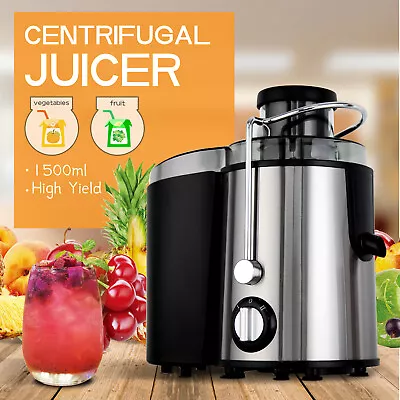 1.5L Juicer Maker Electric Manual Fruit Vegetable Bottle Blender Kitchen Mixer • $55.90