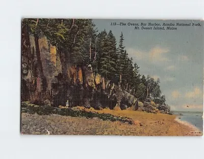 Postcard The Ovens Bar Harbor Acadia National Park Mt. Desert Island Maine USA • $20.97