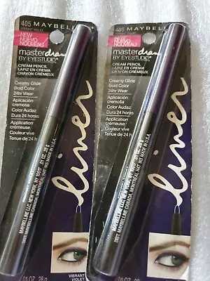 11 Maybelline Master Drama Cream Pencil Liner #405 Vibrant Violet DMGD BOX • $54