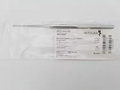 Integra Miltex Buck Ear Curette 6-3/4 Inch V919-282 Instrument • $12