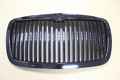 2005-2010 Chrysler 300 300C Front Grill Hood Grille Bright-Black Vertical Style • $228.79